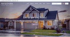 Desktop Screenshot of mtrainierfcu.com